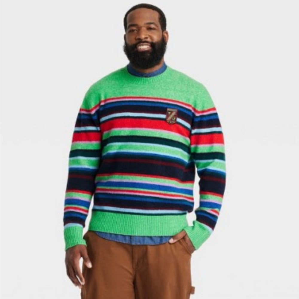 Houston White Crewneck Sweater